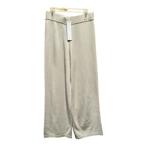 One Grey Day Wide Leg Cropped Sweater Pants Size XS Pull On